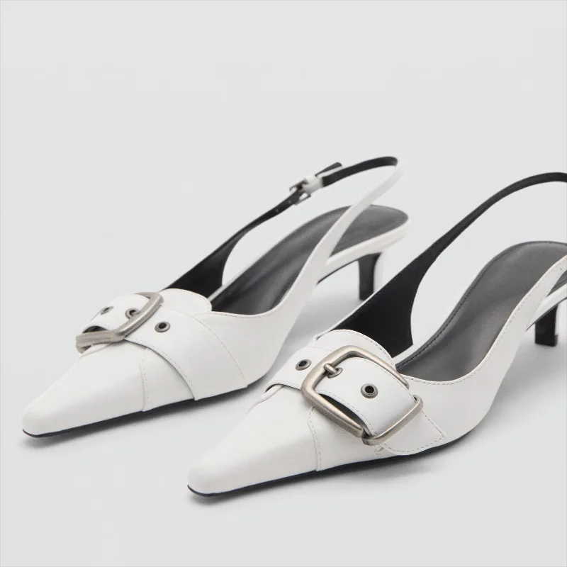 Slingback Heel Formal - Sexy Pointed Toe Backless Designer Women