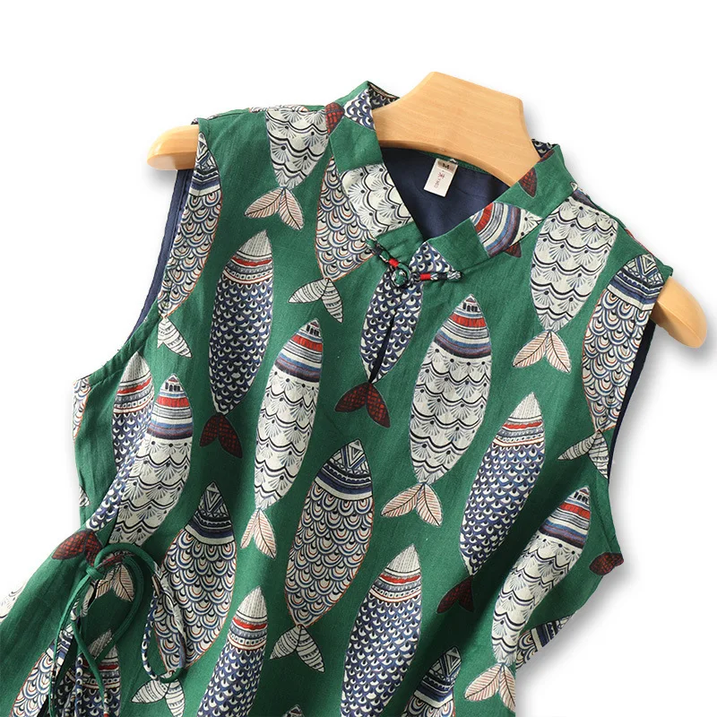 Women'S Green Formal Wear - Chinese Style Cheongsam Improved Summer Casual