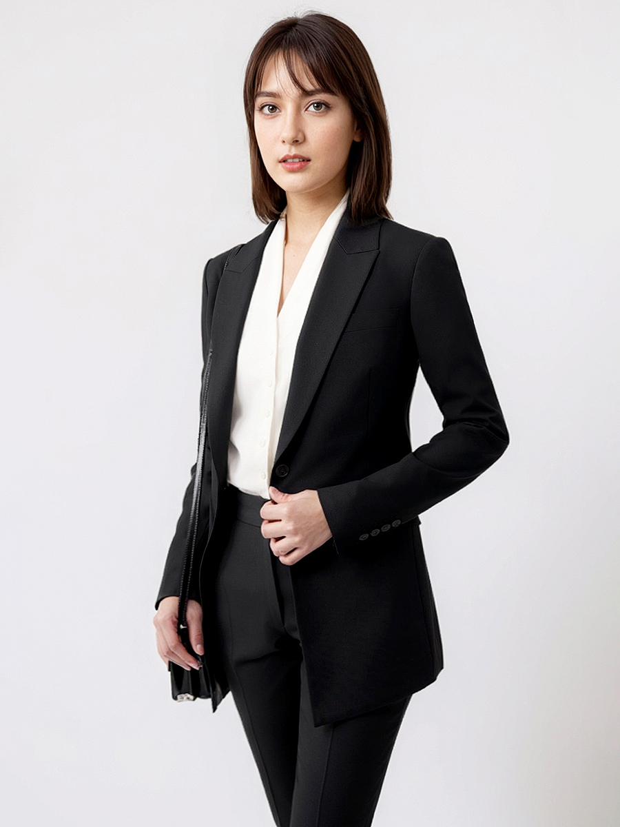 Women'S Formal Wear Pants Suit - Women Suits Set Blazer Pant Office