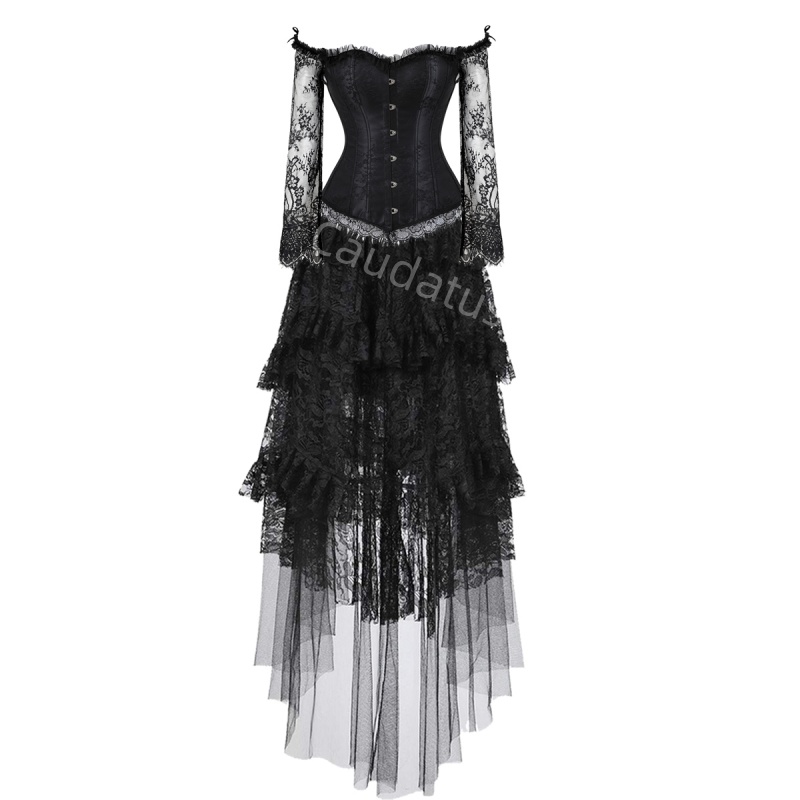 Corset Dress Plus Size Long Sk - Women'S Green Formal Wear ulasan dan harga