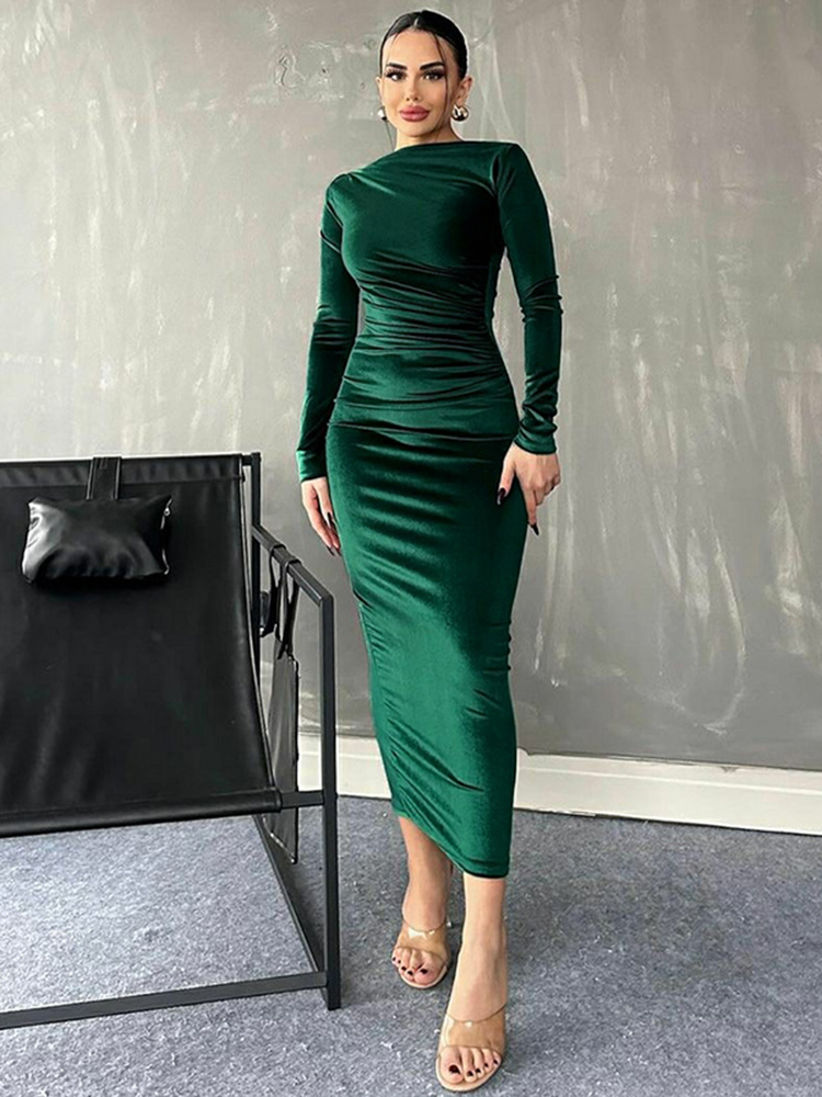 Dulzura 2024 Spring Summer Vel - Women'S Green Formal Wear ulasan dan harga