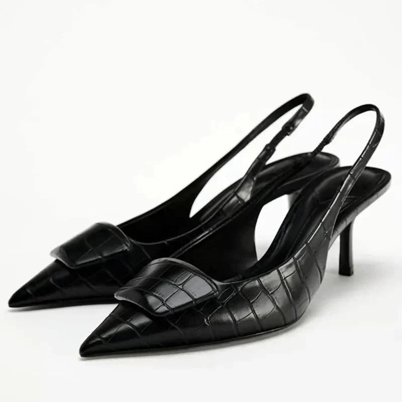 Sexy Pointed Toe Designer Pump - Slingback Heel Formal ulasan dan harga