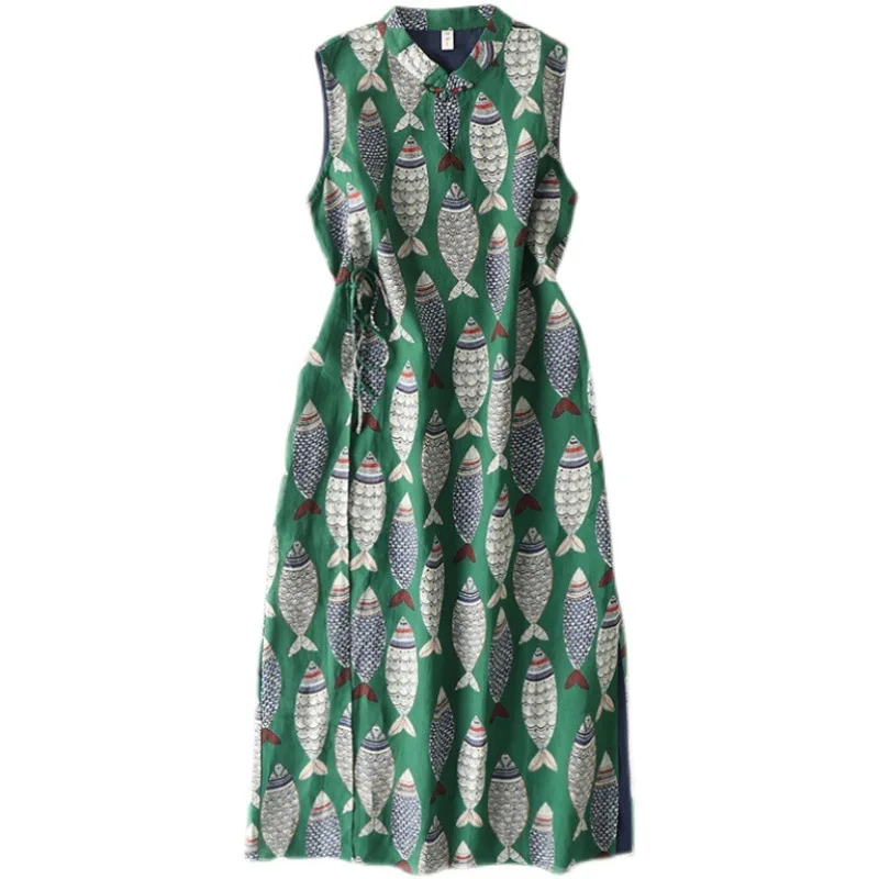 Chinese Style Cheongsam Improv - Women'S Green Formal Wear ulasan dan harga