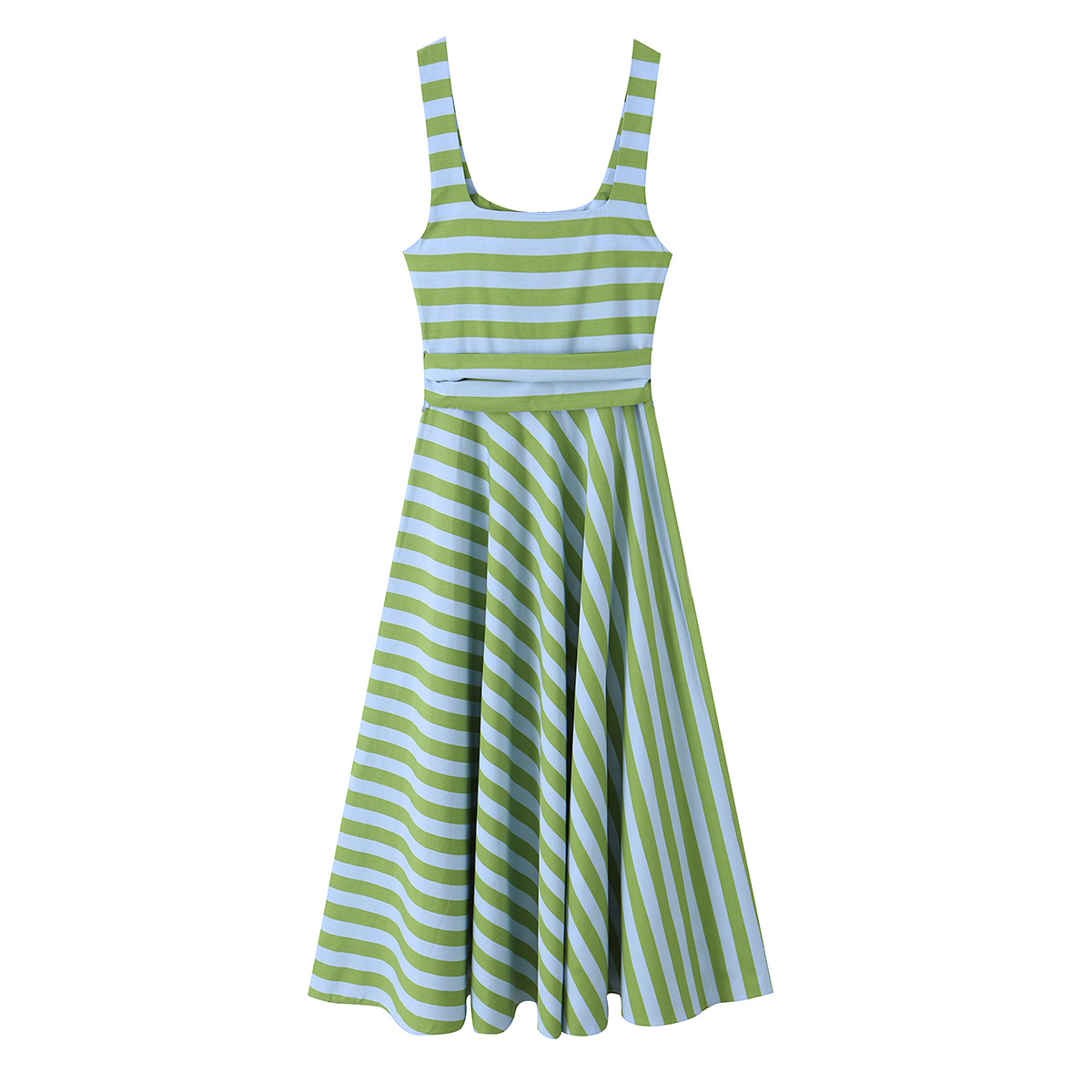 KONDALA Chic Streetwear Stripe - Women'S Green Formal Wear ulasan dan harga