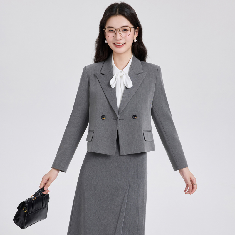 Suit Set Skirt for Women Profe - Women Formal Wear Interview ulasan dan harga