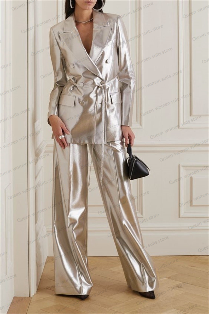 Shiny Satin Wedding Women Suit - Women'S Formal Wear For A Wedding ulasan dan harga