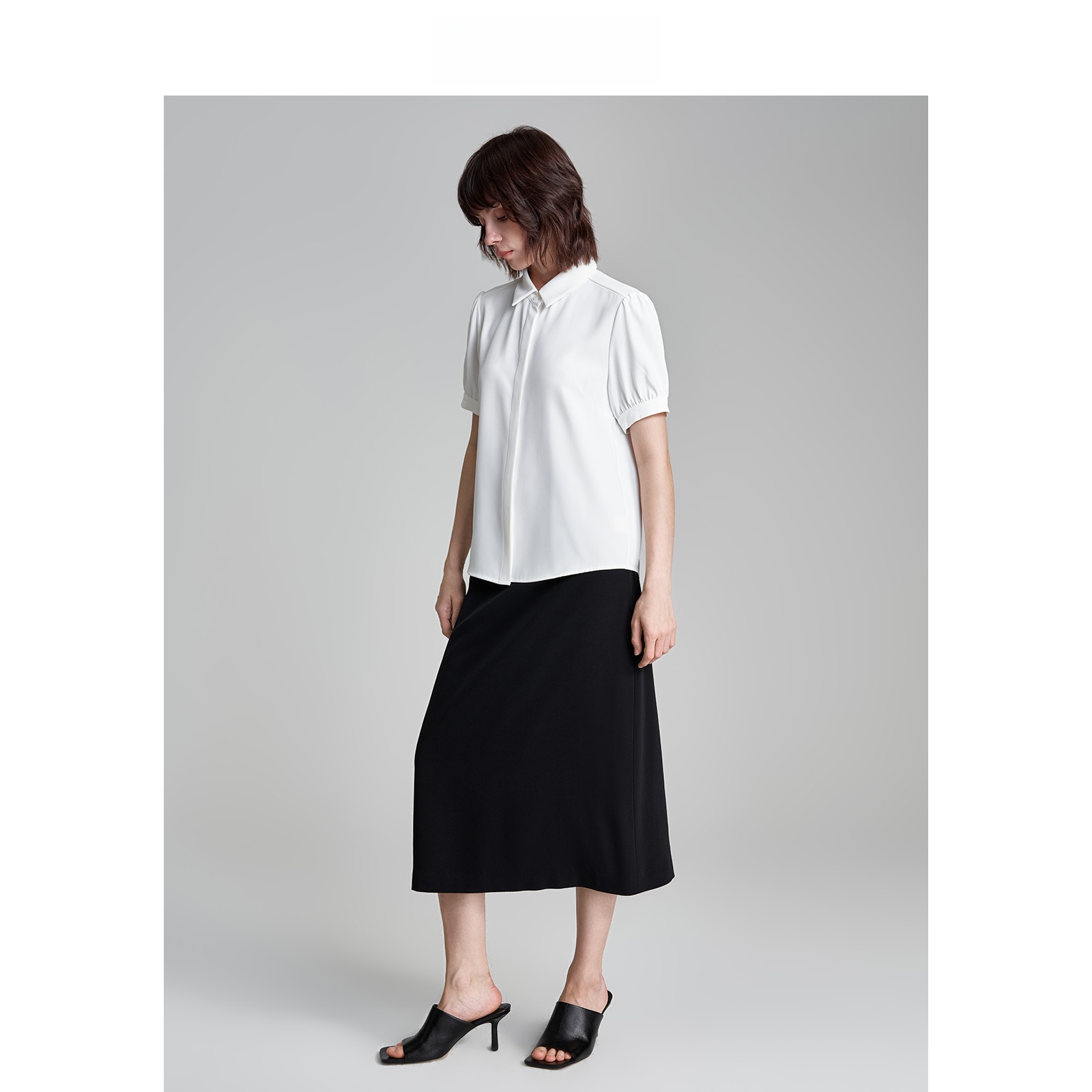 LeLenth Casual Short Sleeve Ch - Women Formal Wear Interview ulasan dan harga