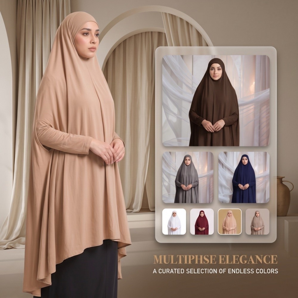 Caftan Plain Muslim Abayas Mod - Women'S Formal Traditional Wear ulasan dan harga