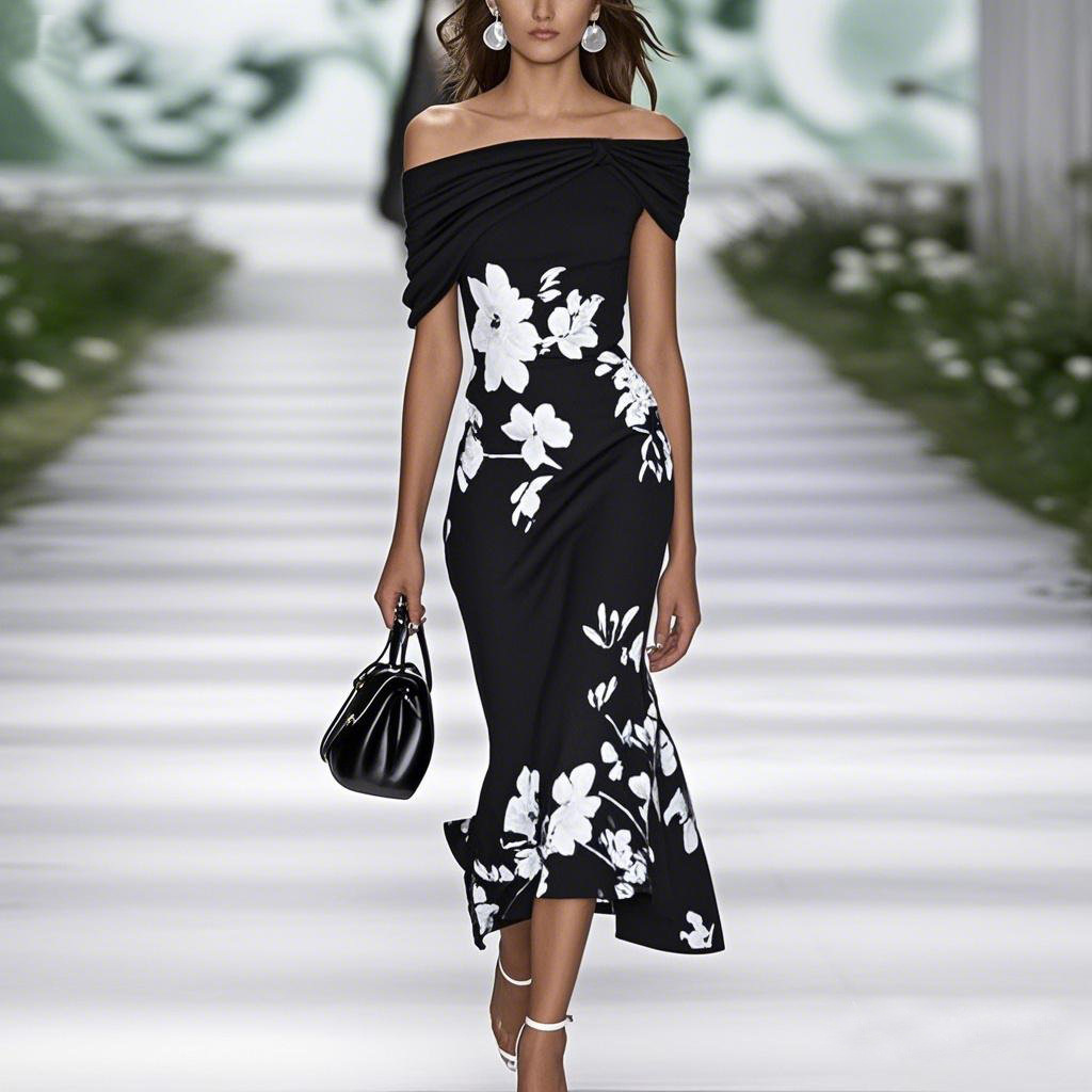 Fashion Floral Print Dress Sex - Wrap Dress Work ulasan dan harga