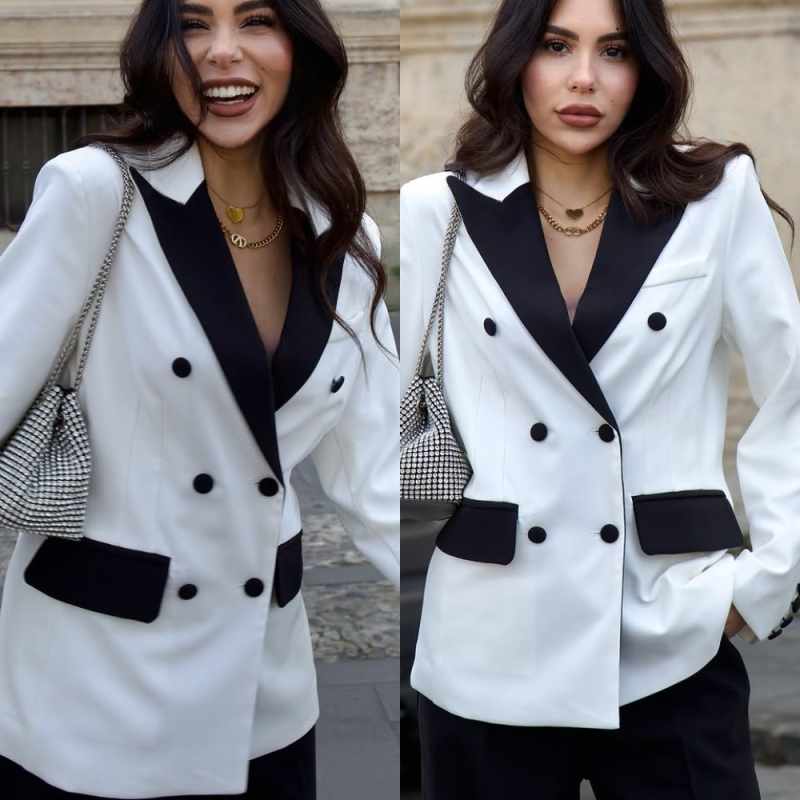 Modern Woman Suits 2 Pieces Bl - Women'S Formal Wear Pants Suit ulasan dan harga