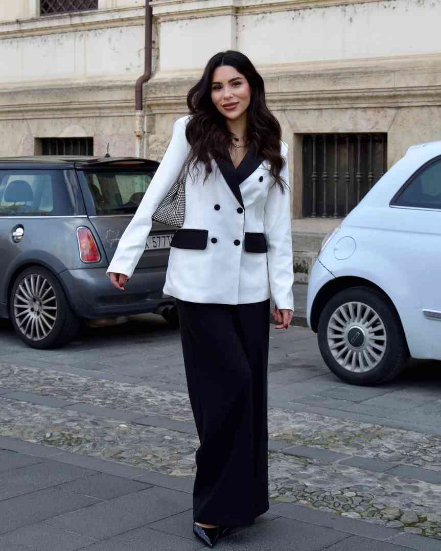 Modern Woman Suits 2 Pieces Bl - Women'S Formal Wear Pants Suit ulasan dan harga