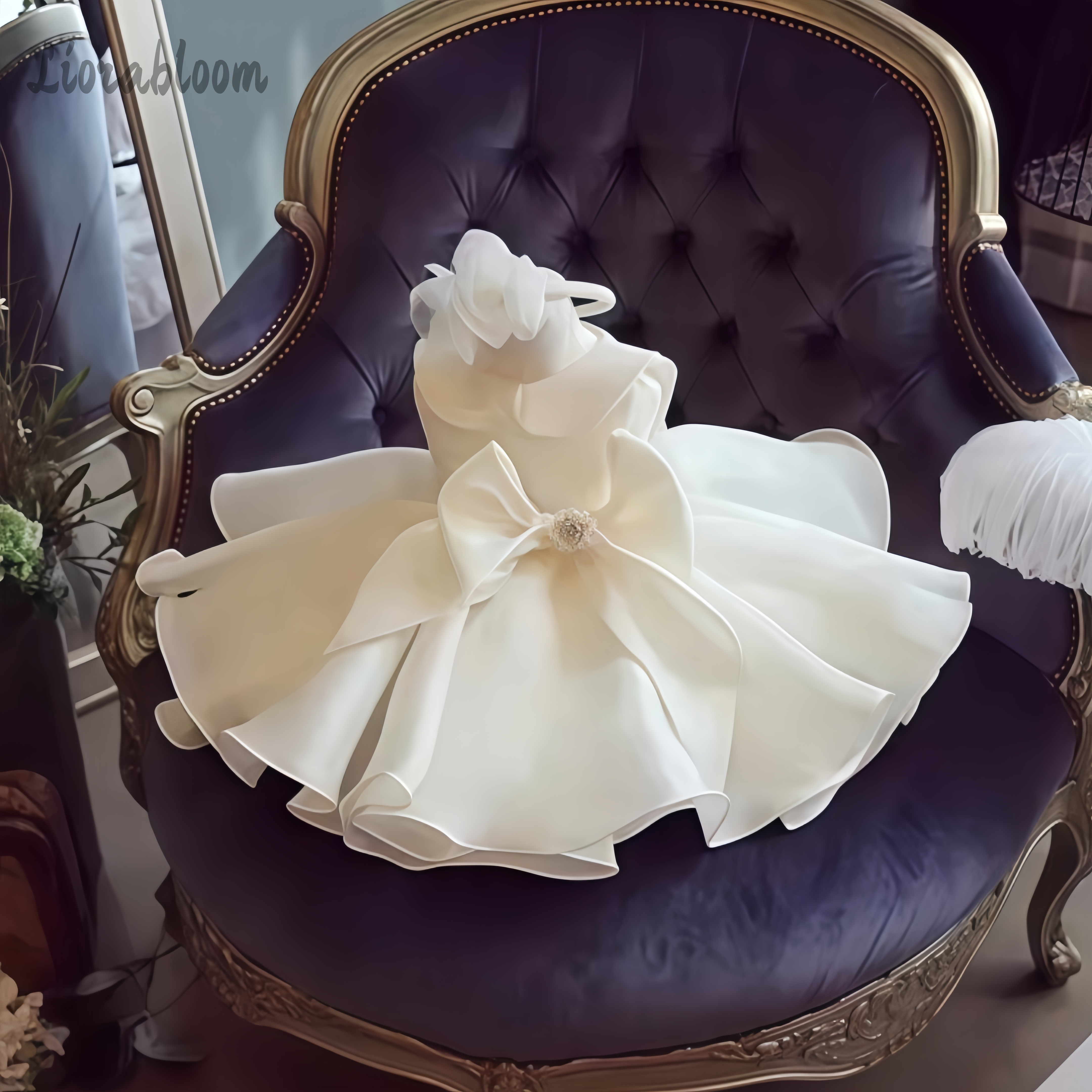White Pearl Embellished Dress  - Women Formal Wear For Wedding ulasan dan harga