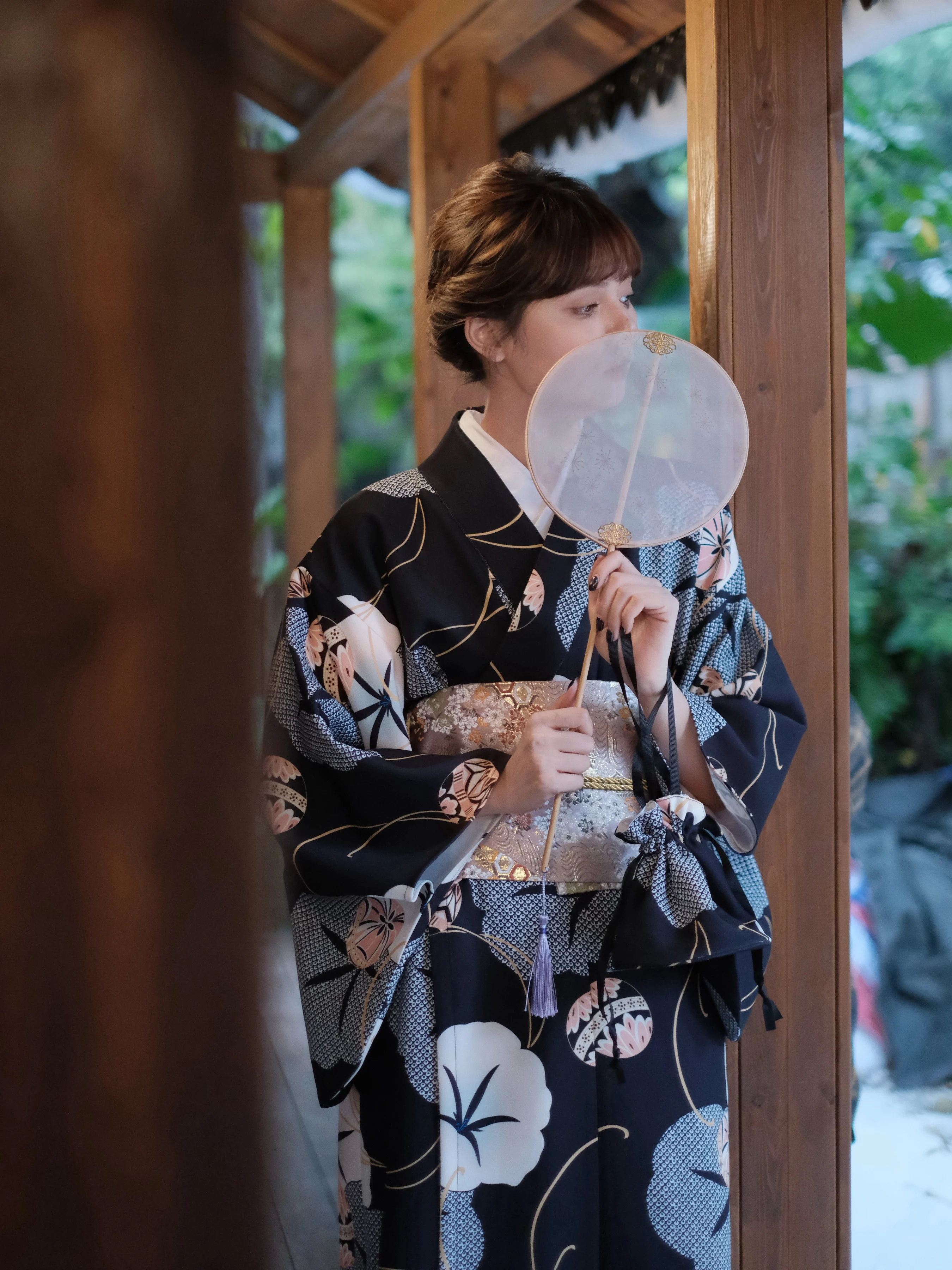 Women Japanese Kimono Black Co - Women'S Formal Traditional Wear ulasan dan harga