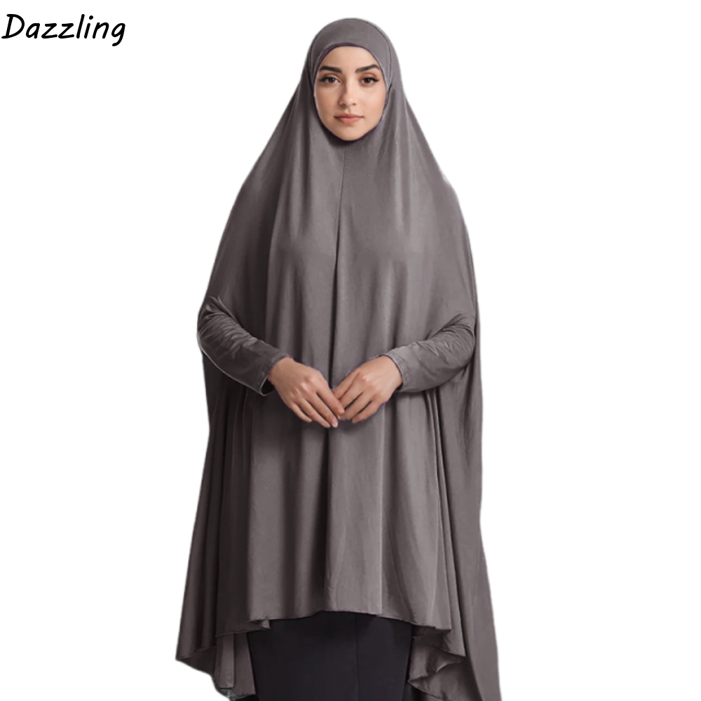 Caftan Plain Muslim Abayas Mod - Women'S Formal Traditional Wear ulasan dan harga