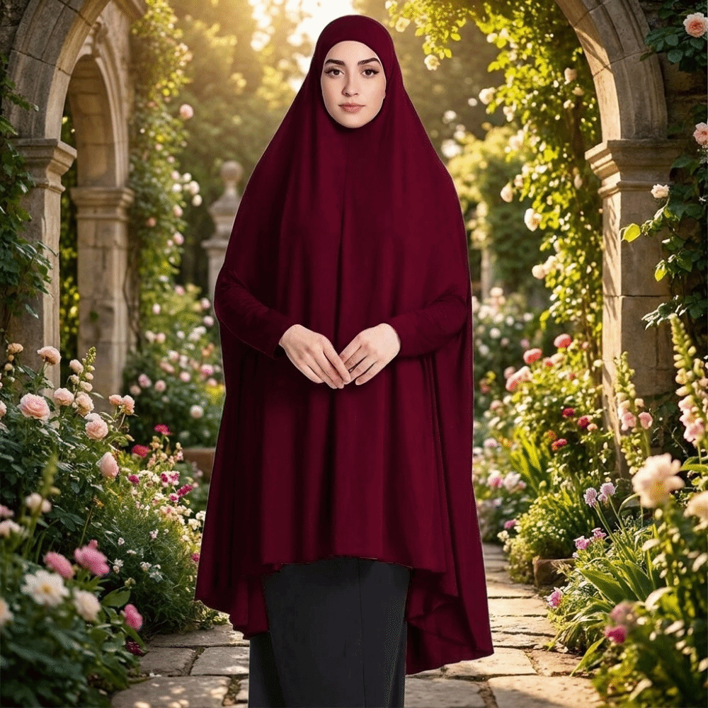 Caftan Plain Muslim Abayas Mod - Women'S Formal Traditional Wear ulasan dan harga