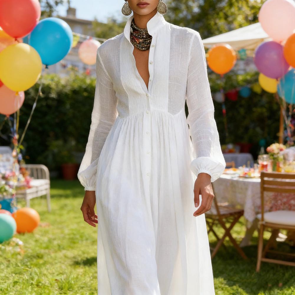 French Elegant High Waist Swin - Wrap Dress Work ulasan dan harga