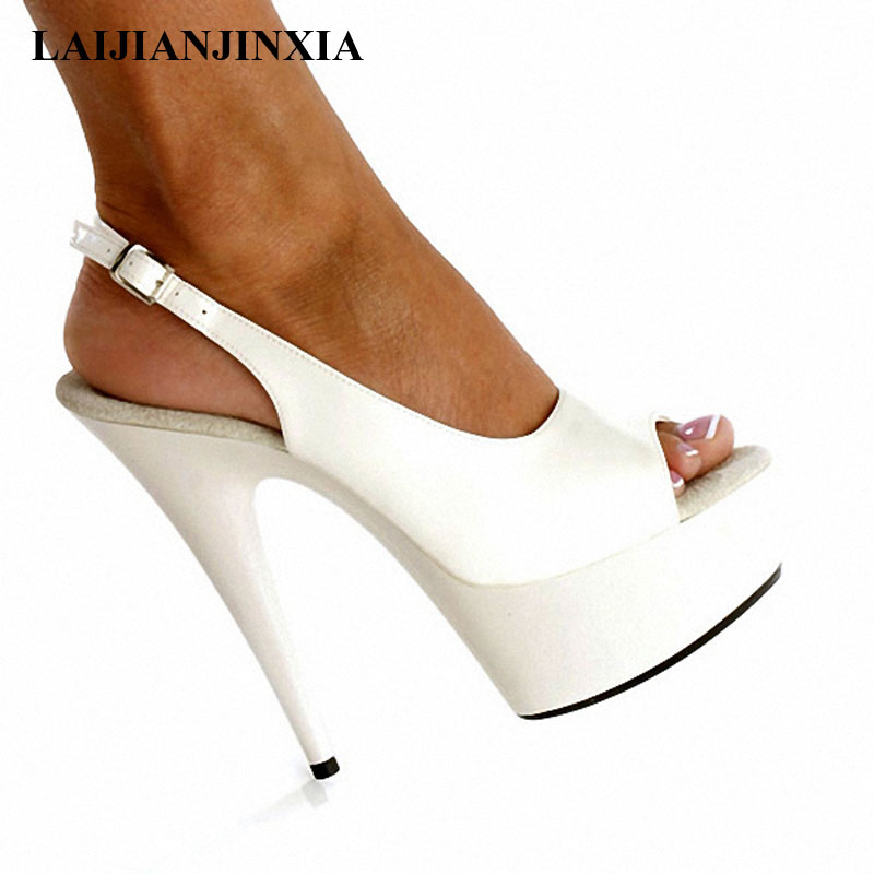 Auman Ale 15cm Sexy High-Heele - Slingback Heel Formal ulasan dan harga