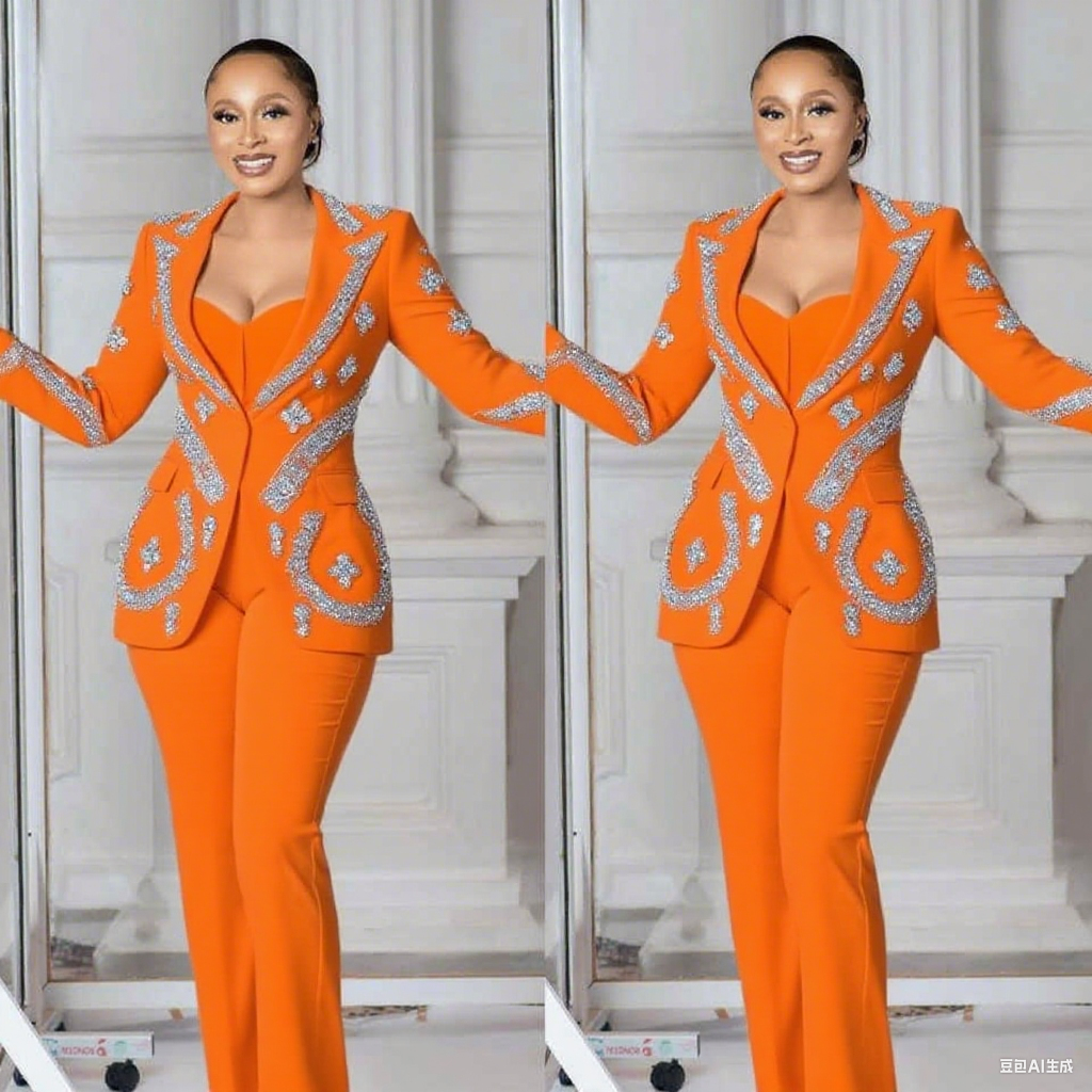 Luxury Women Pants Suits 2 Pcs - Women Luxury Formal Wear ulasan dan harga