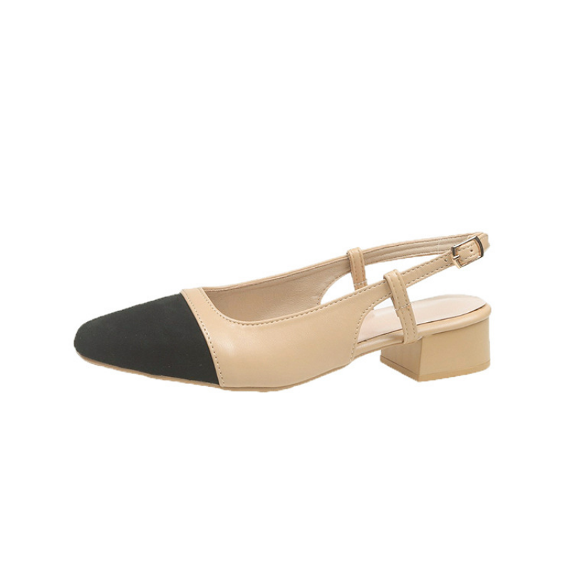 Patchwork Leather Slingbacks W - Slingback Heel Formal ulasan dan harga