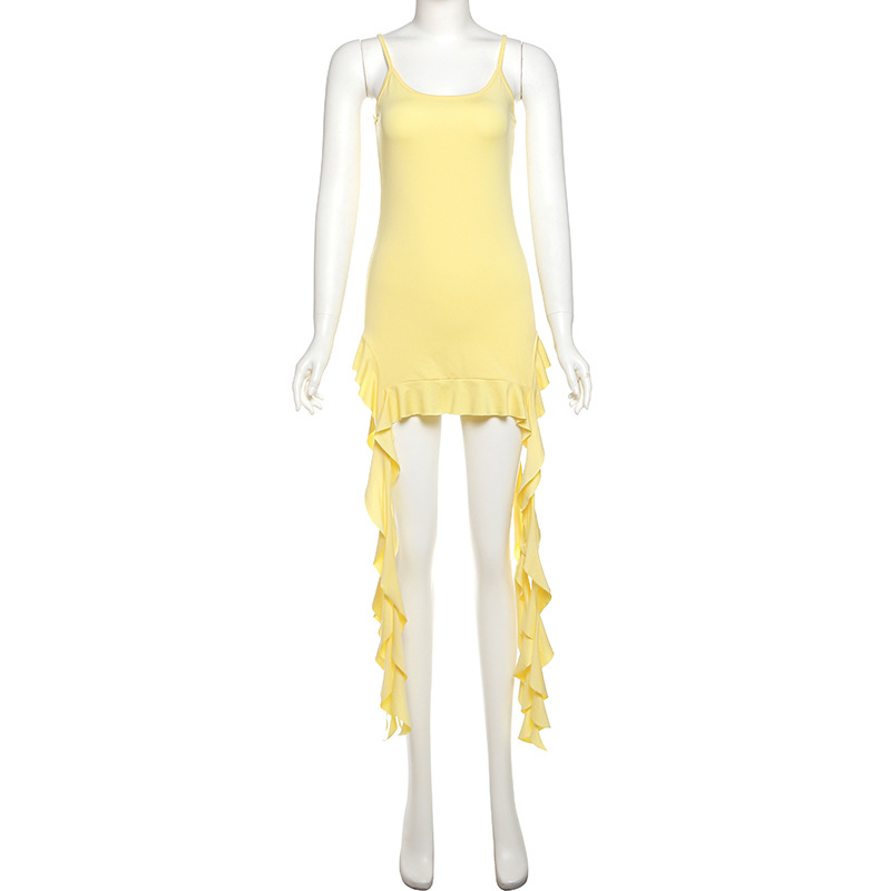 Yellow Sexy Women Prom Dress S - Women'S Holiday Formal Wear ulasan dan harga