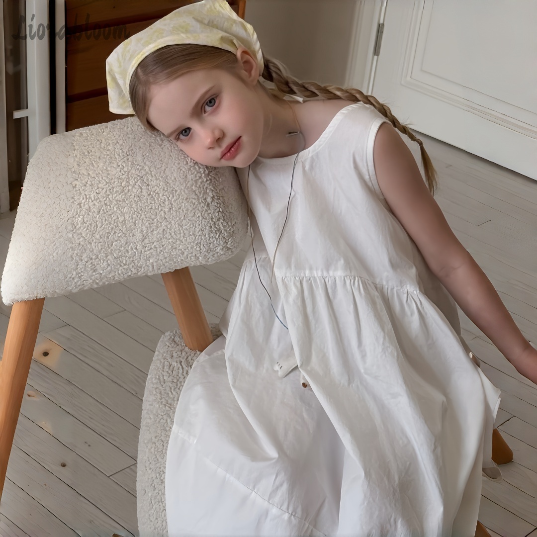 Girls' White Dress Simple Maxi - Women Formal Wear For Wedding ulasan dan harga