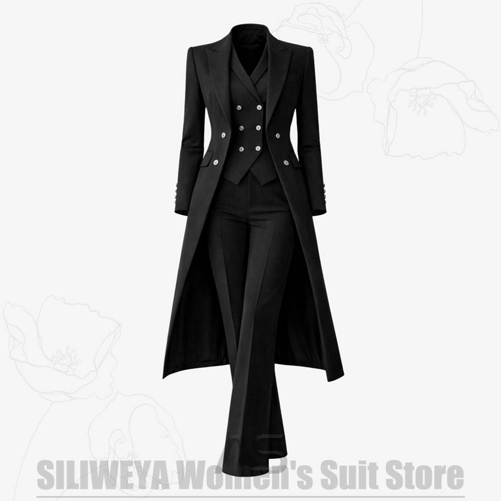 Women's Suit 3 Piece Double Br - Women Luxury Formal Wear ulasan dan harga
