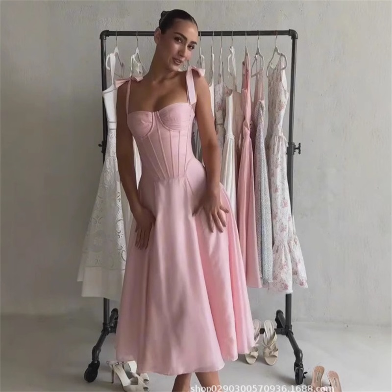 Sexy Pink Women Prom Dress Sle - Women'S Holiday Formal Wear ulasan dan harga