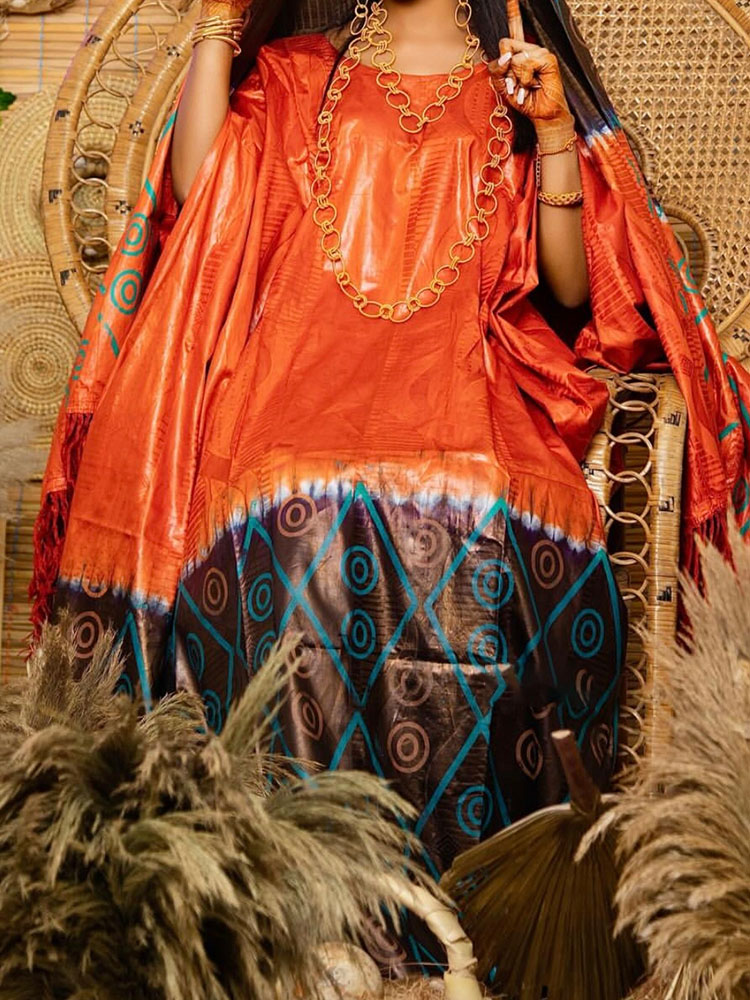 African Printed Gown: Evening  - Women'S Formal Traditional Wear ulasan dan harga
