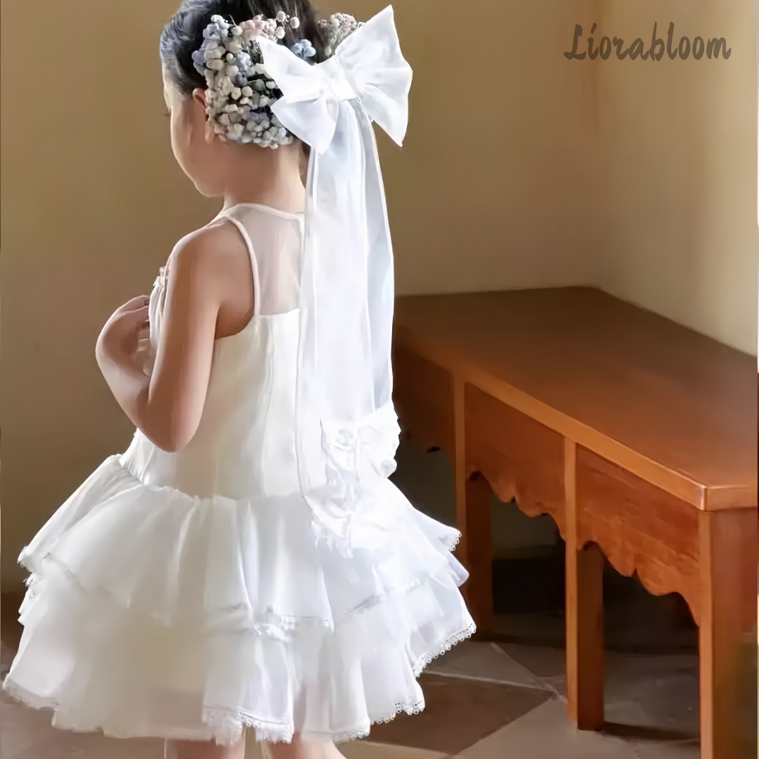 Girls' White Embroidered Forma - Women'S Formal Wear For A Wedding ulasan dan harga
