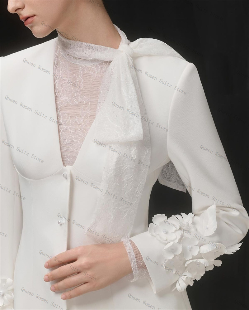 White Women Suit Set 2 Piece B - Women'S Formal Wear For A Wedding ulasan dan harga